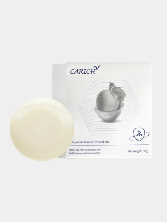CARICH Silk Protein Creamy Soap — кремовое мыло с шелковым протеином, 100 г