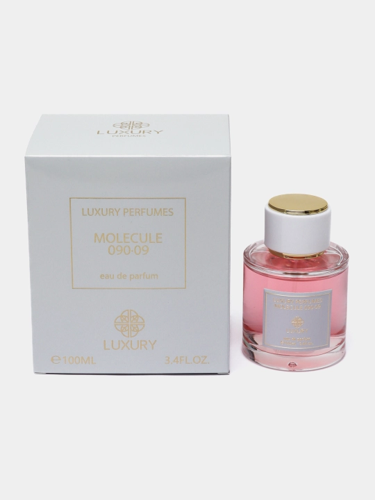 Женский парфюм Luxury Parfumes Molecule 090-09, Ноты абрикоса, чёрной орхидеи, шампанского - 