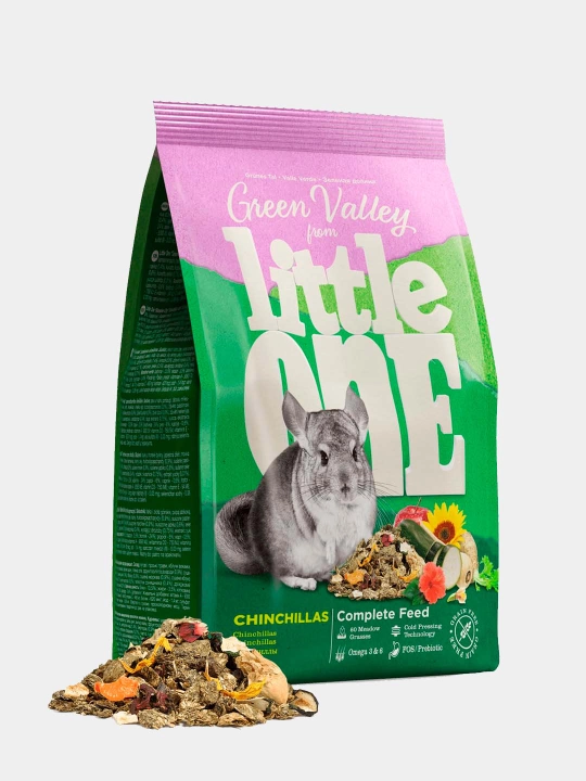 Little One Green Valley o‘simliklar aralashmasi bilan, shinshillalar uchun - 