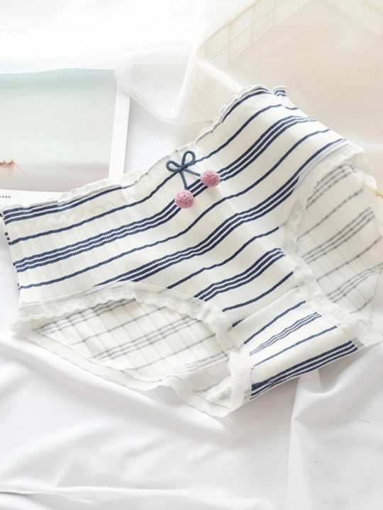 Ayollar slip-trusiklari, ayollar ichki kiyimlari, paxta, kundalik, 3 dona to'plamda