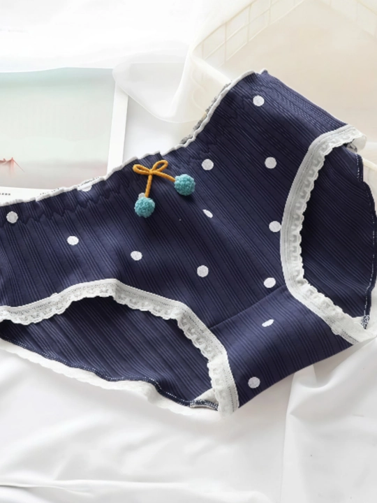 Ayollar slip-trusiklari, ayollar ichki kiyimlari, paxta, kundalik, 3 dona to'plamda