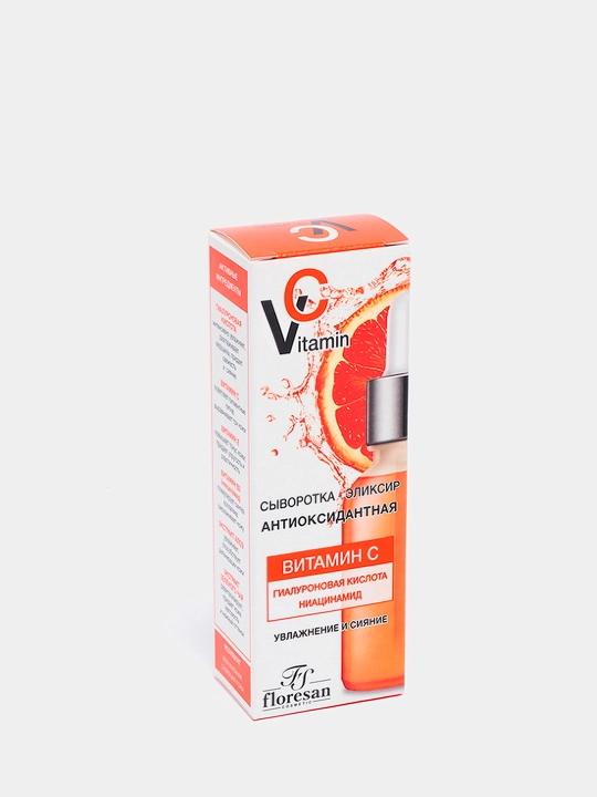 Antioksidantli zardob-eliksir Floresan Cosmetic Vitamin C, 30 ml