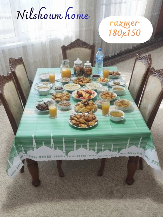 Ramazon uchun bayramona dasturxon iftorlik hayit bezagi uy bezaklari to'plami bayramona