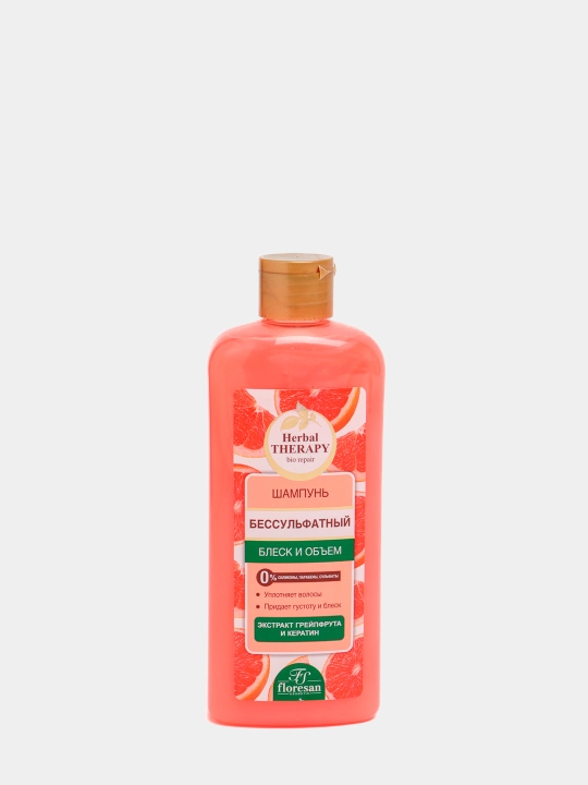 Sulfatsiz shampun Floresan, Herbal Therapy yorqinlik va hajm, 400 ml