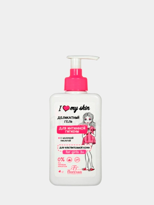 Intim gigiyena uchun nozik gel F-490 I Love My Skin, 250 ml