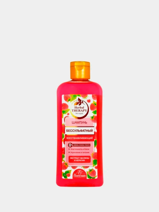 F-512 Sulfatsiz shampun "Herbal Therapy" tiklangan malina 400 ml