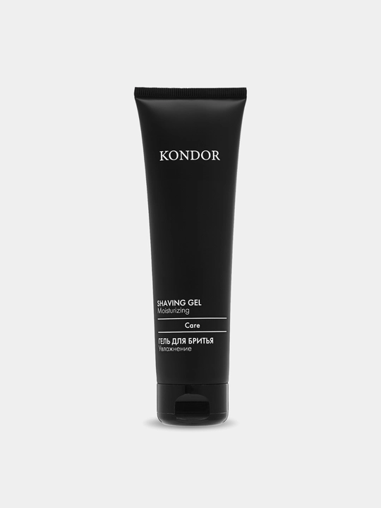Гель для бритья KONDOR прозрачный, для бороды, усов, для всех типов кожи,100 мл, 250 мл