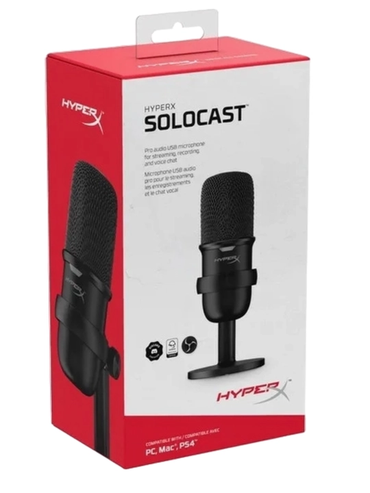 HyperX SoloCast — качественный USB микрофон для стримов и записи