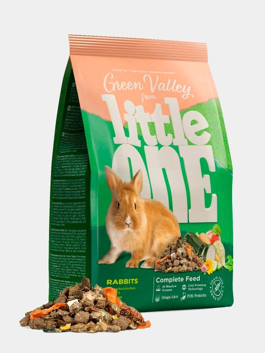 Little One Green Valley o‘simliklar aralashmasi bilan, quyonlar uchun - 