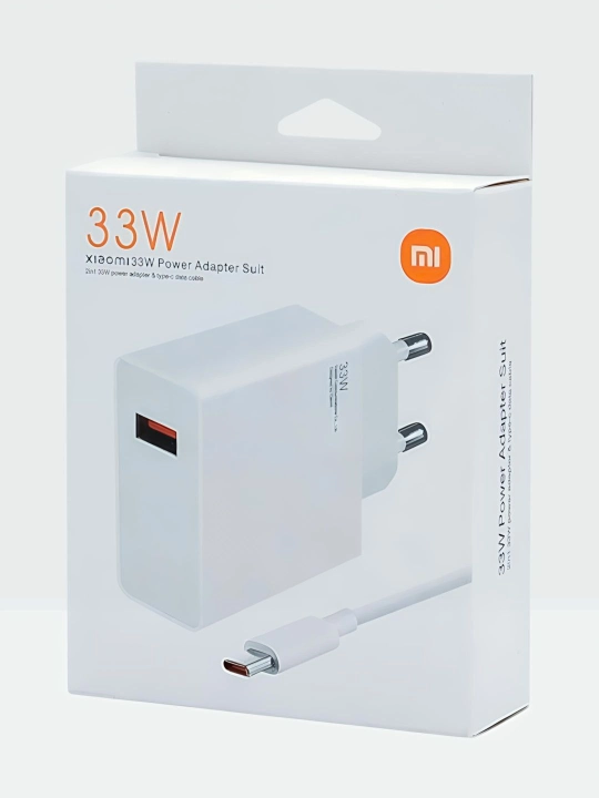 Xiaomi Redmi Turbo zaryadlovchi 33W Type-C kabel bilan
