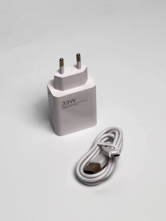 Зарядное устройство 33W для Xiaomi и Android, PD/QC USB-C адаптер