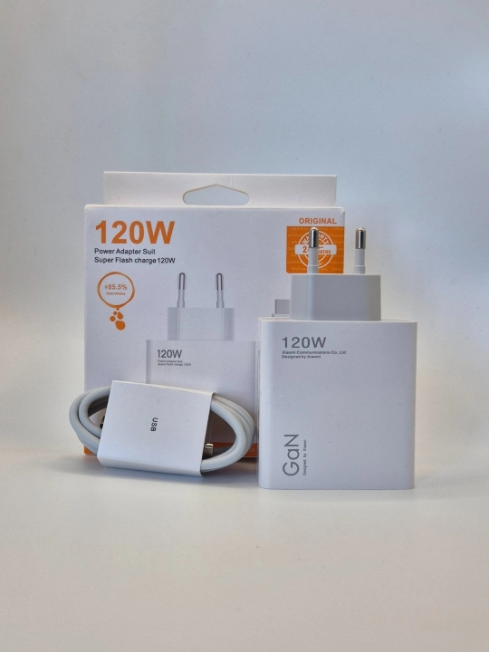 Turbo Fast 120Вт быстрое зарядное Type-C для Xiaomi и Redmi