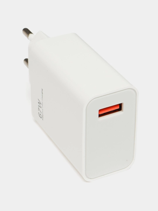 USB-C kabeli bilan 67W quvvatlash qurilmasi - Xiaomi va Android uchun tezkor quvvatlash