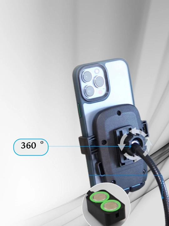 Магнитный держатель для телефона 360°, универсальный держатель смартфона