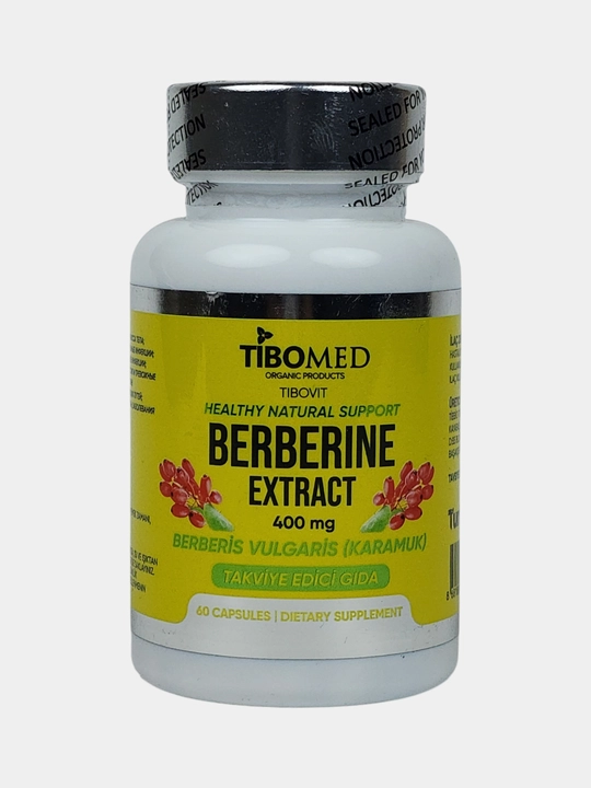 Tibomed Berberine Extract 400 mg, 60 kapsula
