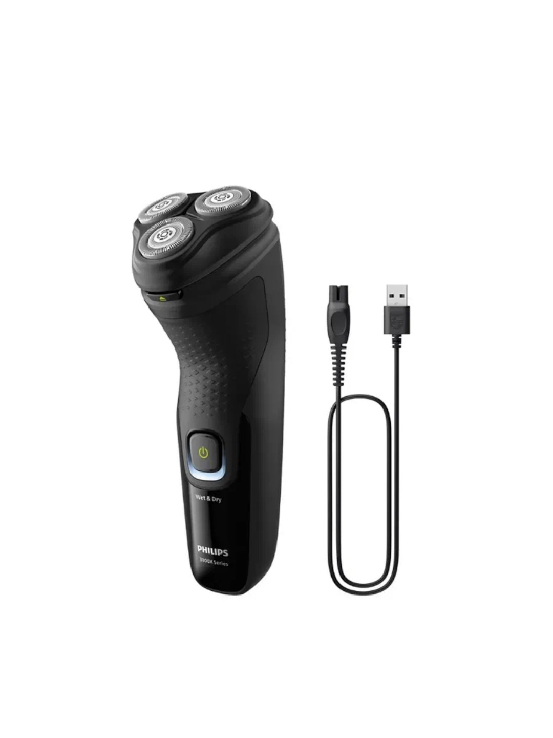 Электробритва Philips "X3021", автономная, роторная, 3 бреющих элемента, водонепроницаемая
