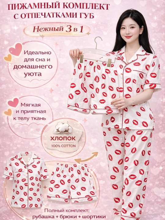 Pijama ayollar uchun, 3 tasi 1 da ,qulay ayollar pijamasi,ayollar tungi kiyimlari