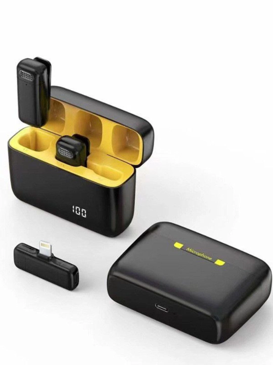 Simsiz petlichka mikrofon telefon uchun, iPhone va Android uchun, AAA
