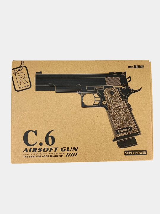 Temir pistolet, o'yinchoq pnevmatik qurol, metal pistolet, Glock bolalar uchun oyinchoqlar