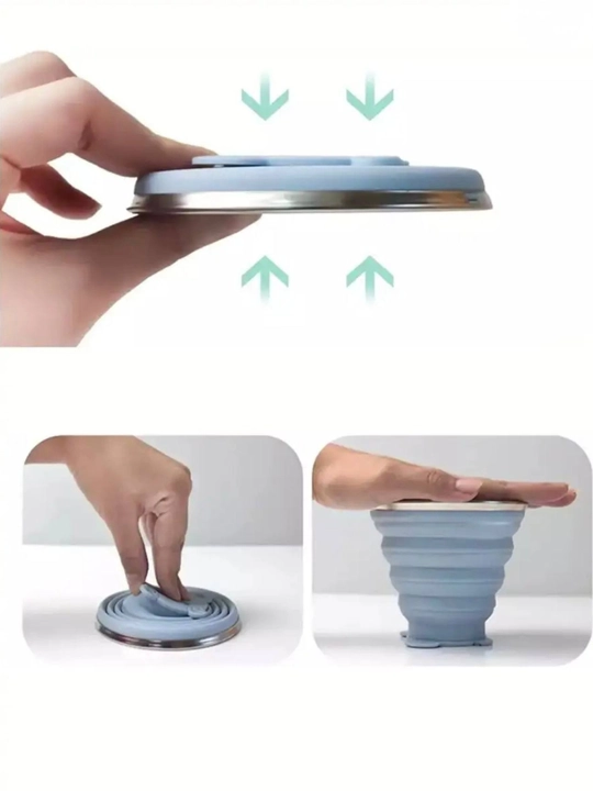 Silikon stakan, bolalar va kattalar uchun silikon krujka juda qulay bakal, hajmi 270 ml