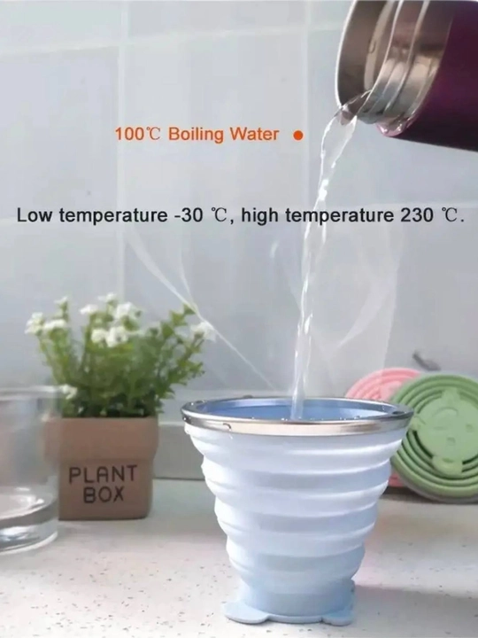 Silikon stakan, bolalar va kattalar uchun silikon krujka juda qulay bakal, hajmi 270 ml