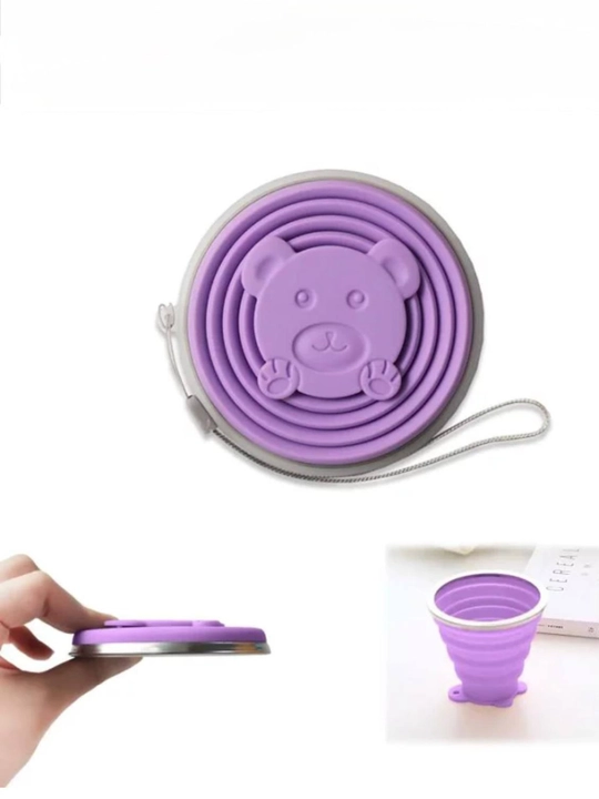 Silikon stakan, bolalar va kattalar uchun silikon krujka juda qulay bakal, hajmi 270 ml