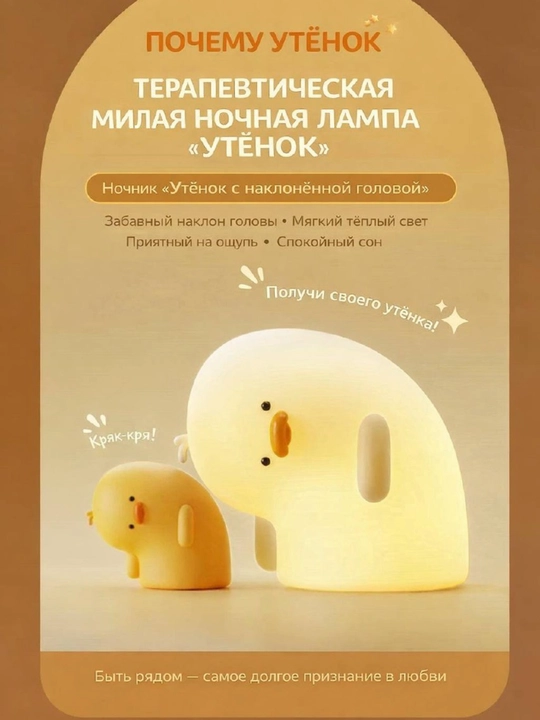 Why Duck chirog‘i, bolalar tungi chirog‘i, stol lampasi
