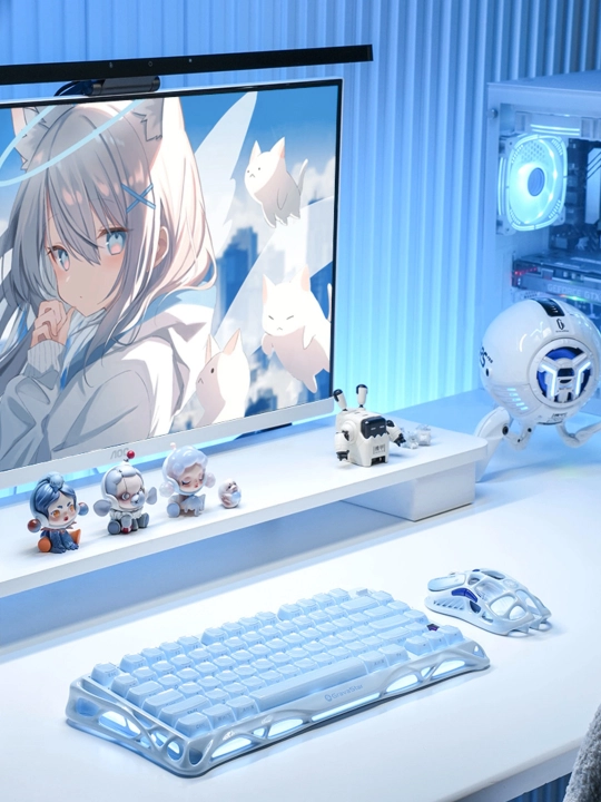 Игровая клавиатура GRAVASTAR Mercury K1 Special Edition Ice Blue