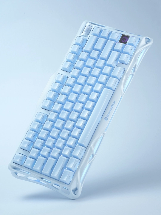 Игровая клавиатура GRAVASTAR Mercury K1 Special Edition Ice Blue