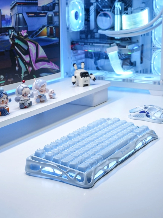 Игровая клавиатура GRAVASTAR Mercury K1 Special Edition Ice Blue - 