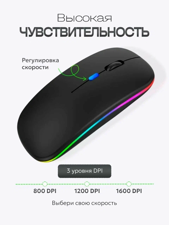 Simsiz kompyuter sichqonchasi, RGB yorug'lik bilan