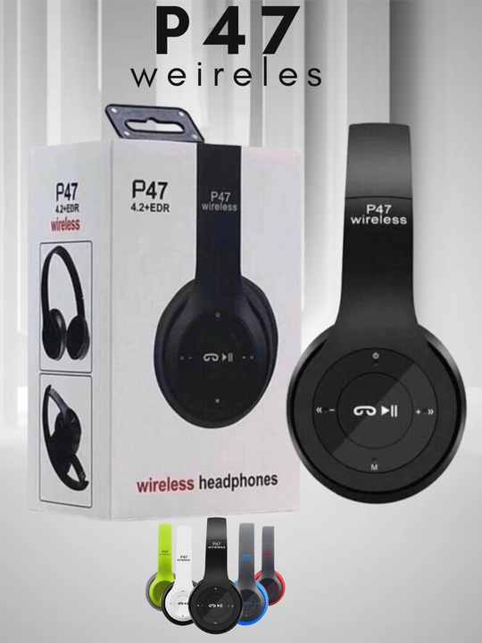 P47 Wireless — musiqa va qo‘ng‘iroqlar uchun simsiz Bluetooth quloqchinlar