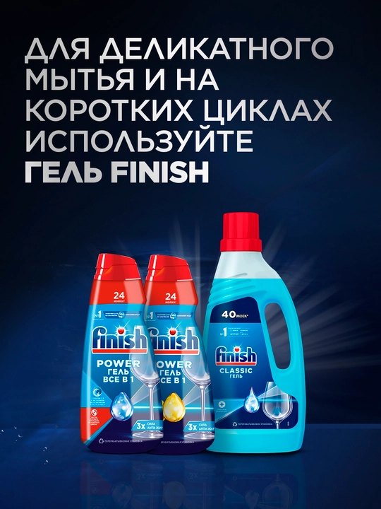 Средство для мытья посуды Finish Ultimate, 44 капсул
