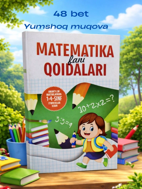 Математика фани коидалари, Умумтаълим мактабларининг 1-4 синф укувчилари учун