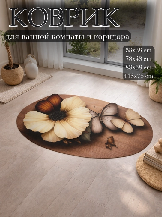 Противоскользящие водоотталкивающие коврики для кухни ваннa порога балкона и холл - 