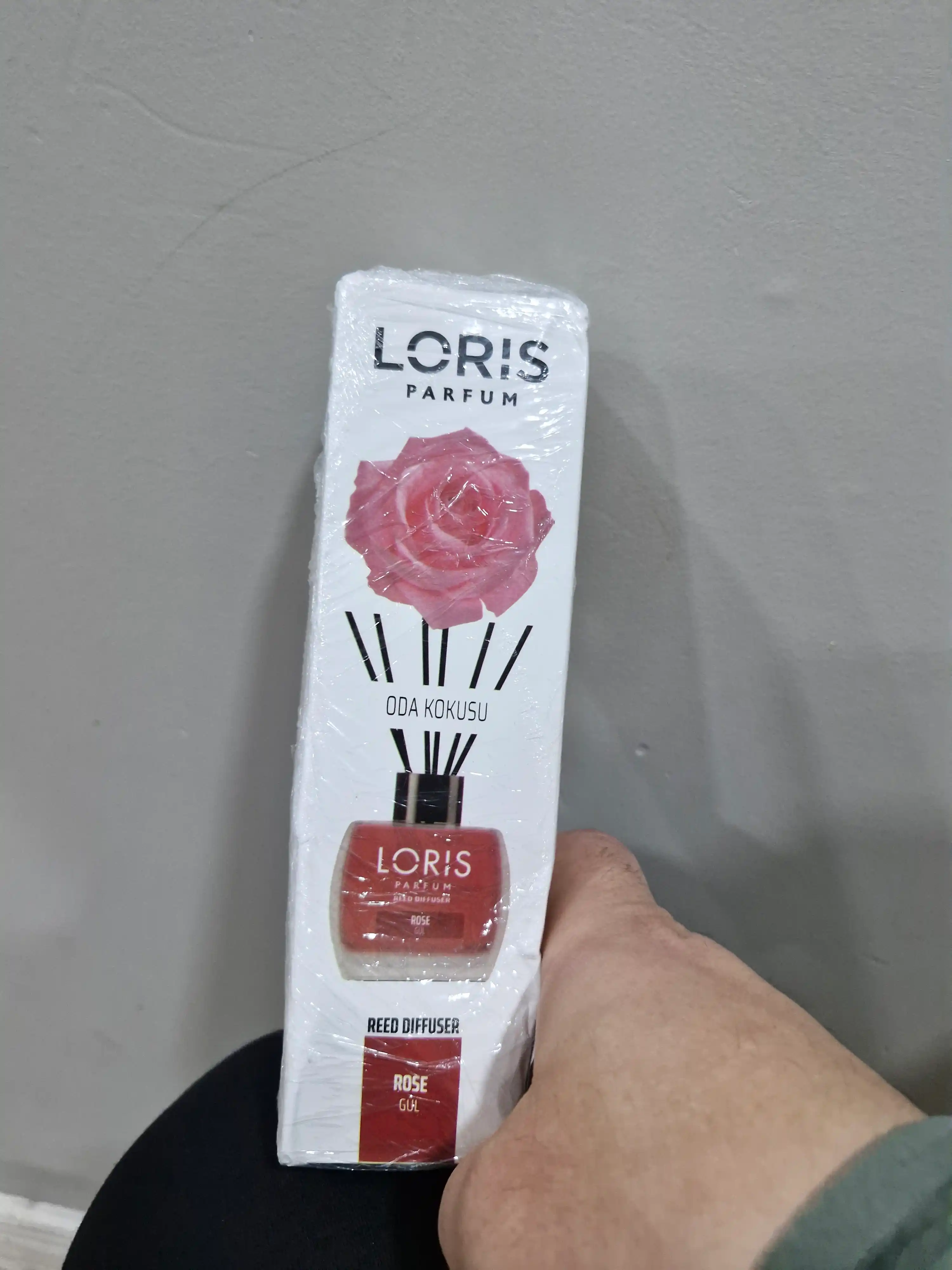 Uy uchun Loris Parfum Rose atirgul hid tarqatgichi, 50 ml