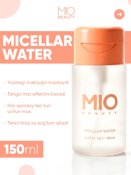 MIO BEAUTY mitsellyar suvi - 