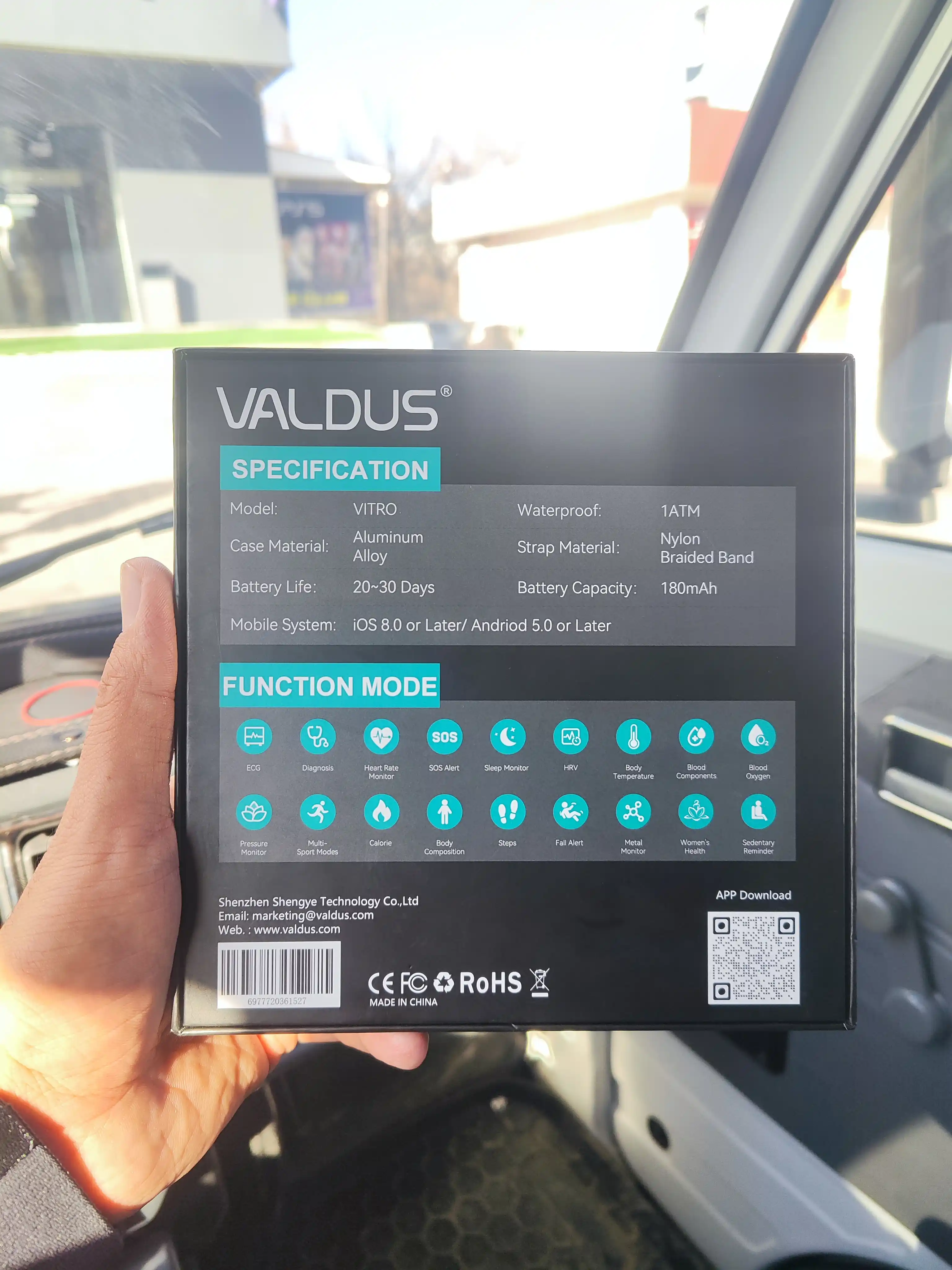 VALDUS VITRO ECG, умный фитнес браслет, фитнес трекер ,аналог whoop с мониторингом здоровья