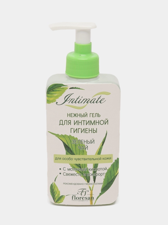 Mayin gel Floresan ko'k choy Intim gigiena uchun, 250 ml