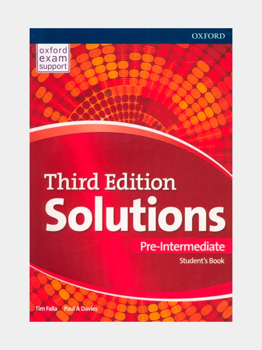 Solutions. Pre-Intermediate. Third Edition. Student's Book+Workbook