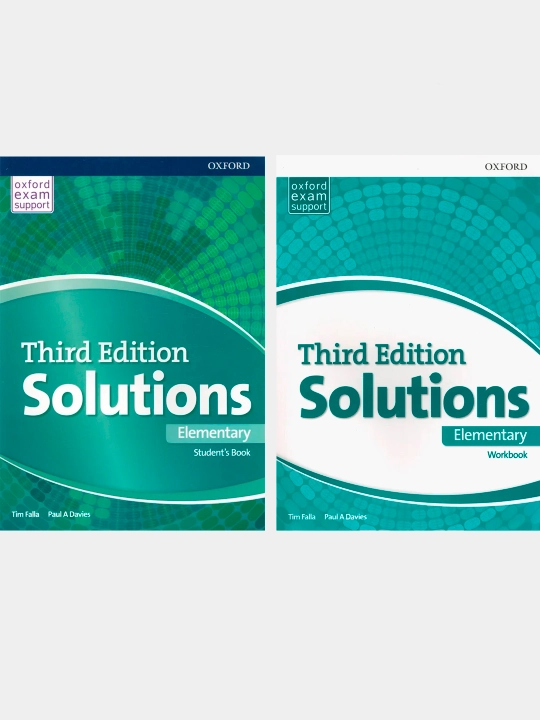 Solutions, Elementary, Third Edition, Student's Book+Workbook