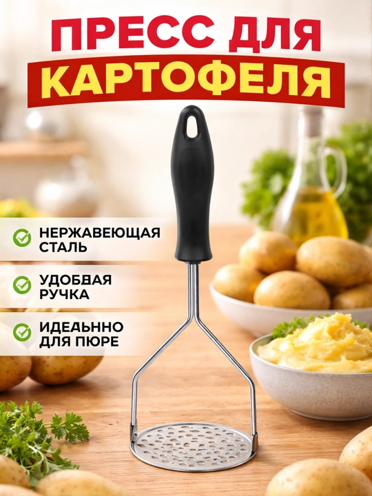 Пресс для картофеля из нержавеющей стали - 