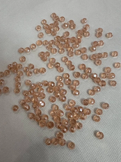 Сверкающие хрустальные бусины – 50/100 штук (6 мм) — ZARIFAA-64-КАРМЛН-100