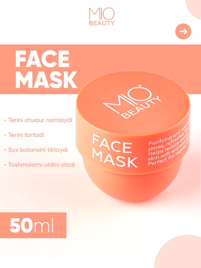Yuz uchun niqob, MIO BEAUTY - 