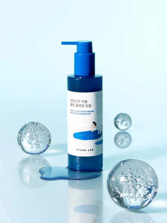 Peeling effektiga ega gidrofil moy Birch Juice Moisturizing Peeling Cleansing Oil