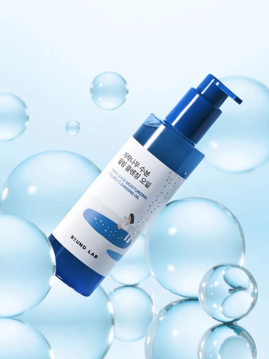 Peeling effektiga ega gidrofil moy Birch Juice Moisturizing Peeling Cleansing Oil