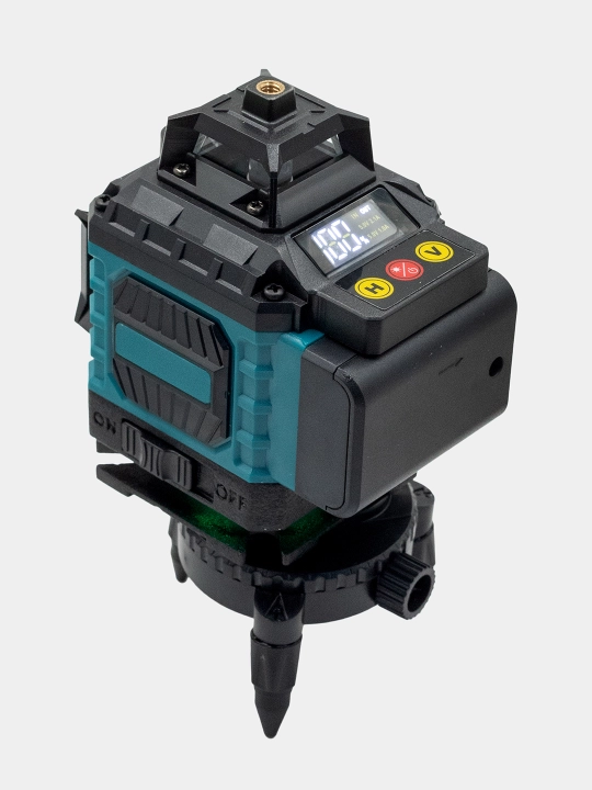 Lazer darajasi 4D, daraja, 360 daraja, 16 qator, tripod va ikkita batareya bilan