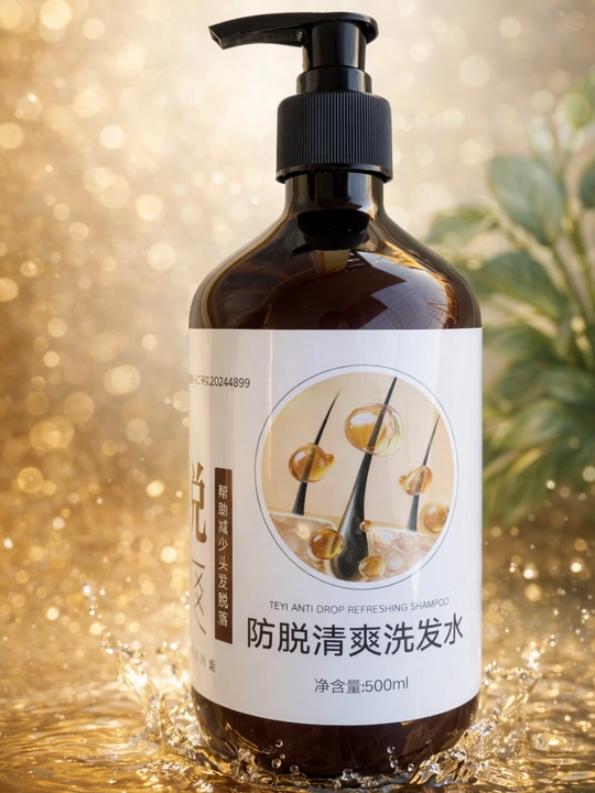 BIOMECH Soch to'kilishiga qarshi samarali o'simliklar ekstraktili shampun, 500 ml