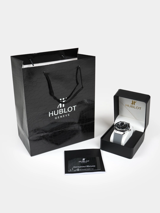 Мужские часы,наручные часы Hublot—подарочная коробка,брендовый пакет,документы в комплекте - 