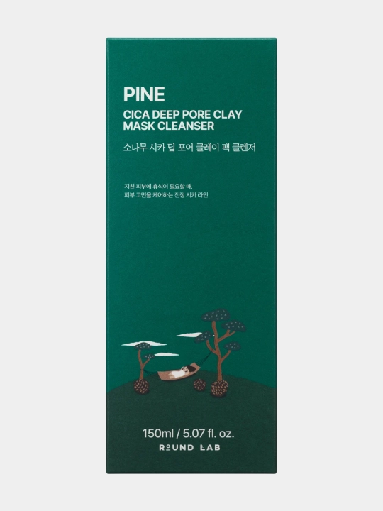 Глиняная маска-пенка для очищения пор Pine Cica Deep Pore Clay Mask Cleanser